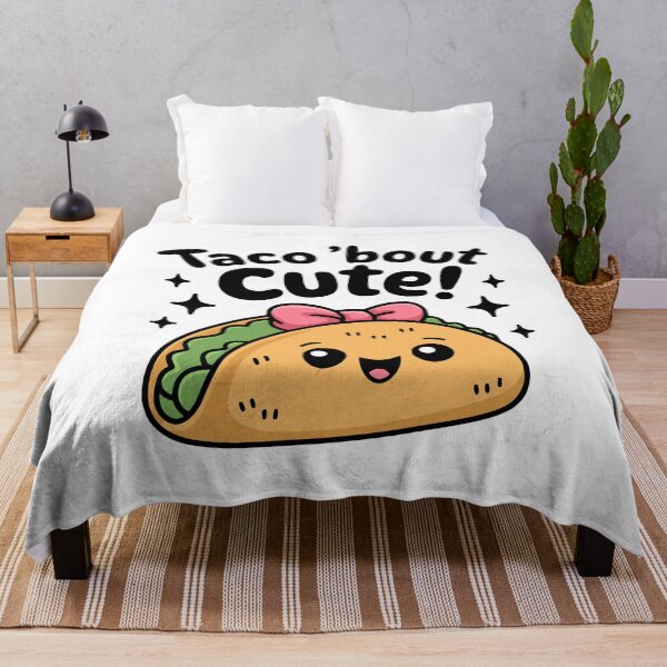 Item preview, Taco 'Bout Cute! Cute Taco Pun designed and sold by PMCreative.