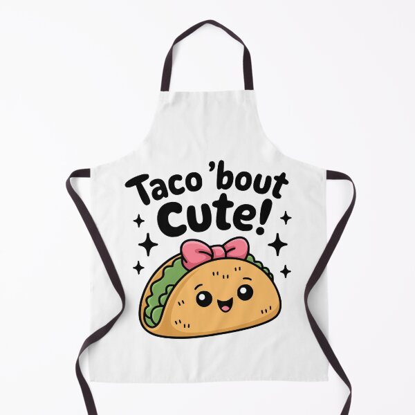 Item preview, Taco 'Bout Cute! Cute Taco Pun designed and sold by PMCreative.