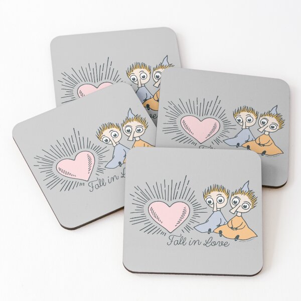 Item preview, Moomin Thingumy And Bob Fall In Love Heart designed and sold by MoominStore.