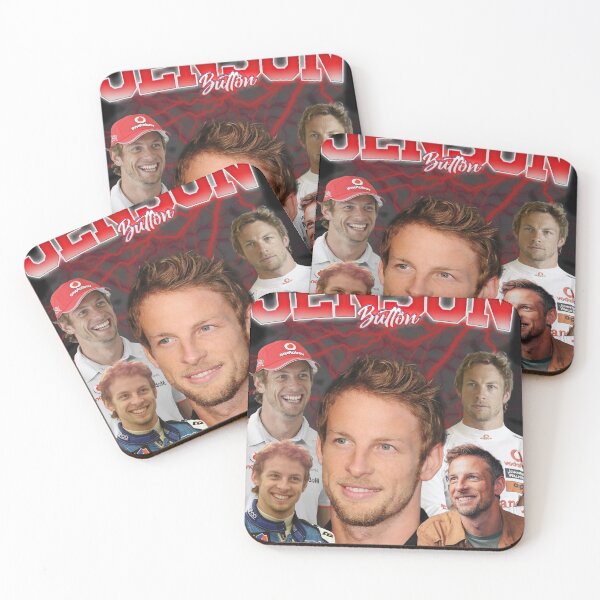 Item preview, Jenson Button Retro Style designed and sold by deluluhaze.