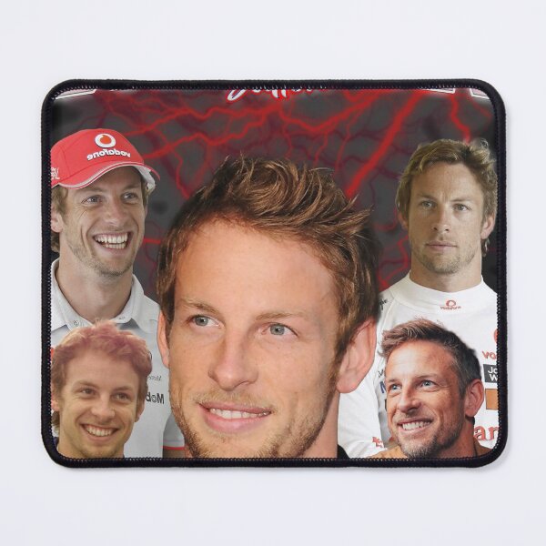 Item preview, Jenson Button Retro Style designed and sold by deluluhaze.