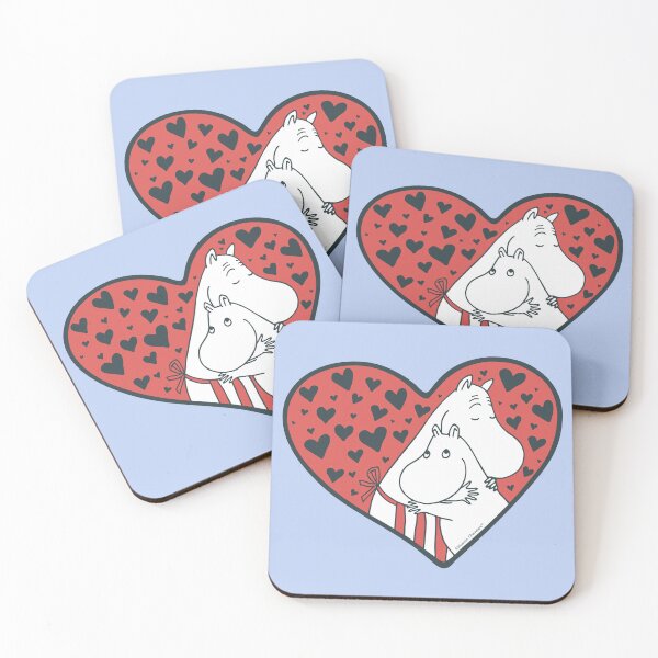 Item preview, Moomin Moominmamma & Moomintroll Love Heart designed and sold by MoominStore.