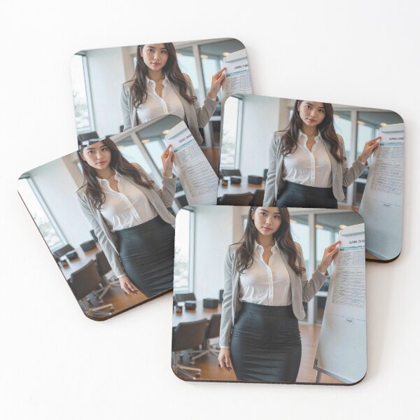 Item preview, Professional Woman in Modern Office Setting designed and sold by AIGirlsMag.