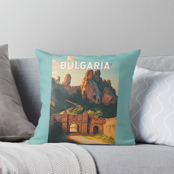 Item preview, Bulgaria Illustration Travel Art Vintage designed and sold by KrisSidDesigns.