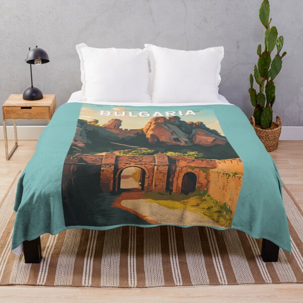 Item preview, Bulgaria Illustration Travel Art Vintage designed and sold by KrisSidDesigns.