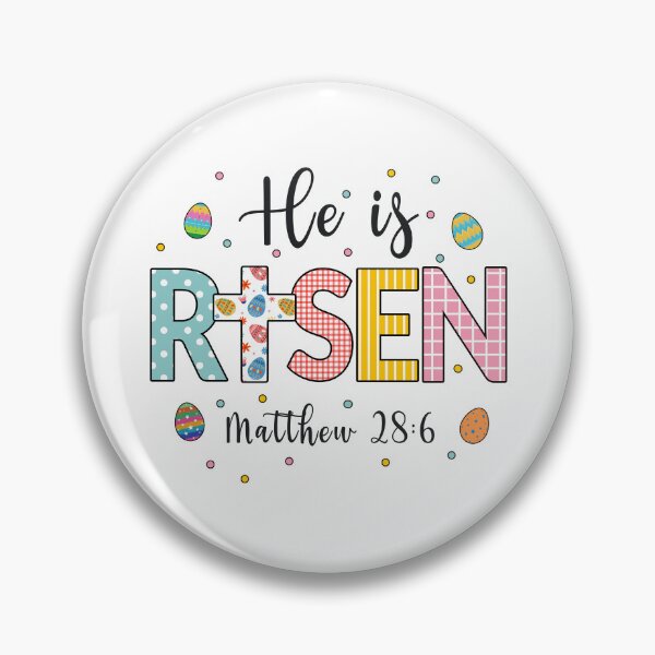Item preview, He is Risen Jesus Christian Happy Easter designed and sold by Blok45.