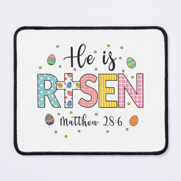 Item preview, He is Risen Jesus Christian Happy Easter designed and sold by Blok45.