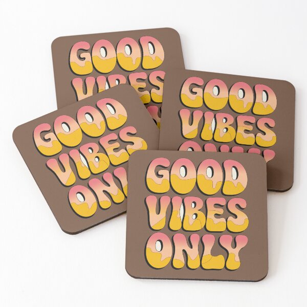 Item preview,  "Good Vibes Only"typography design designed and sold by Zineshopz.