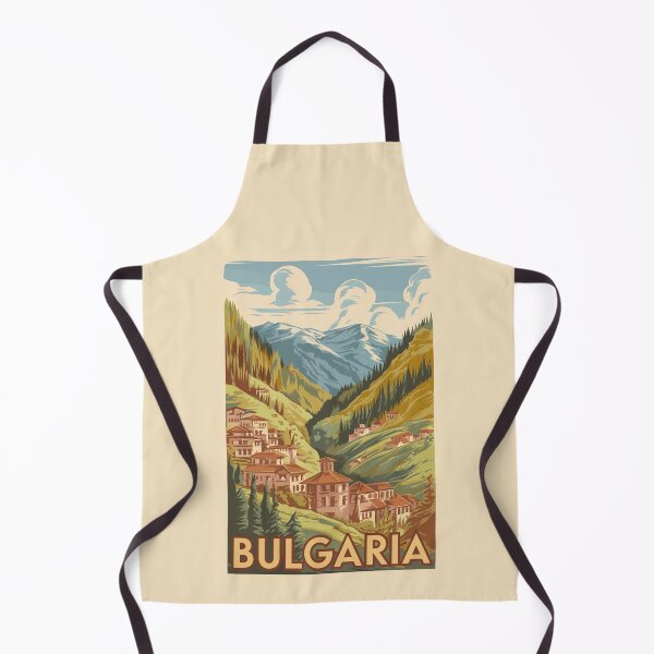 Item preview, Bulgaria Painterly Illustration Travel Art Vintage designed and sold by KrisSidDesigns.