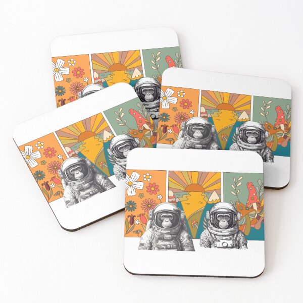Item preview, Trippy Astronaut Monkeys – Psychedelic Hippie Art designed and sold by Joana1695.