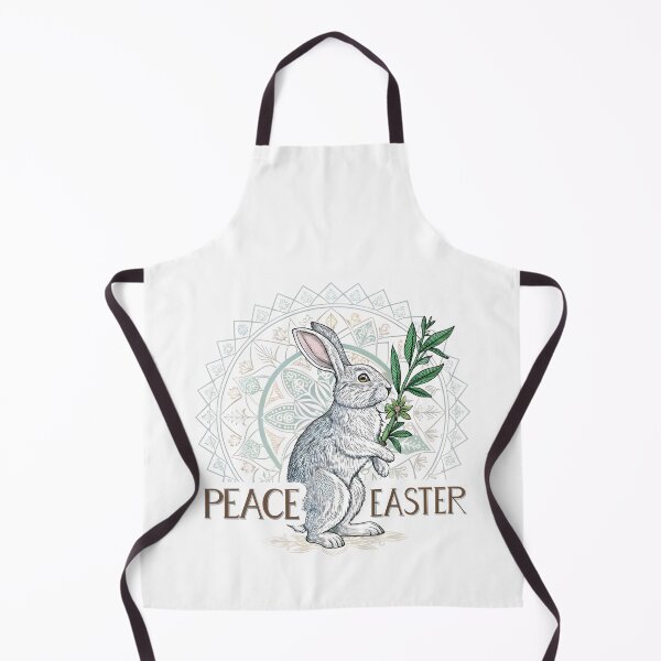 Item preview, Serene Easter Rabbit Mandala Art Peace and Harmony Digital Design designed and sold by AnnDesignStudio.