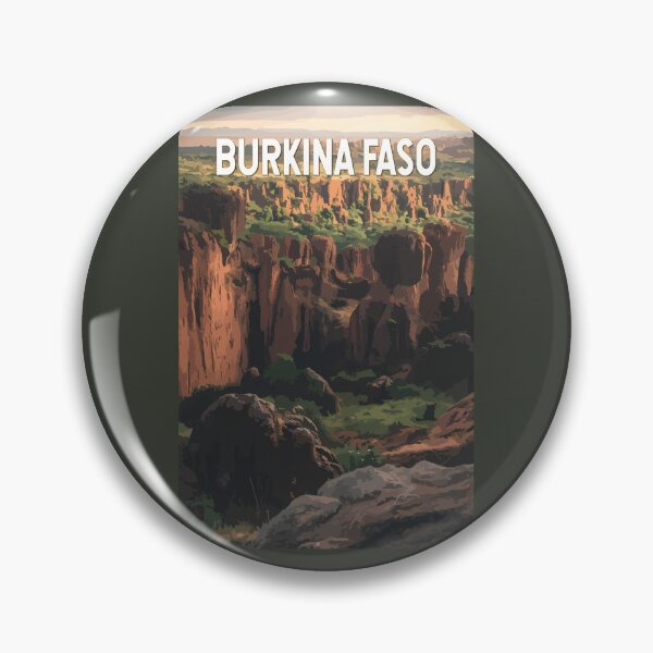 Item preview, Burkina Faso Illustration Travel Art Vintage designed and sold by KrisSidDesigns.