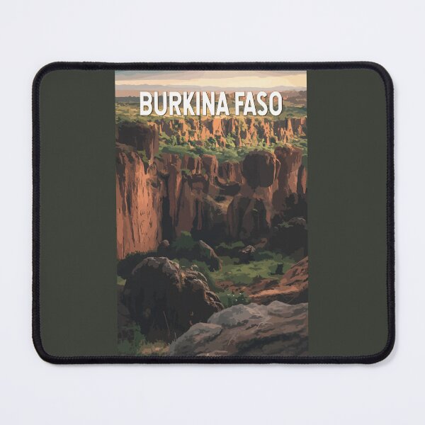 Item preview, Burkina Faso Illustration Travel Art Vintage designed and sold by KrisSidDesigns.