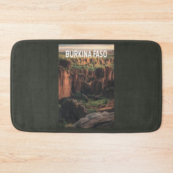 Item preview, Burkina Faso Illustration Travel Art Vintage designed and sold by KrisSidDesigns.