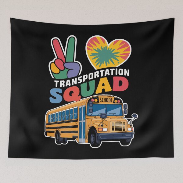 Item preview, Transportation Squad Back To School Bus Driver Teach designed and sold by tearbytea.