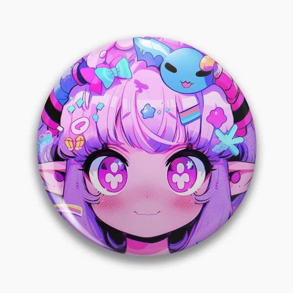 Item preview, Kawaii Cyberpunk Fantasy Anime Girl designed and sold by bubblegoth.