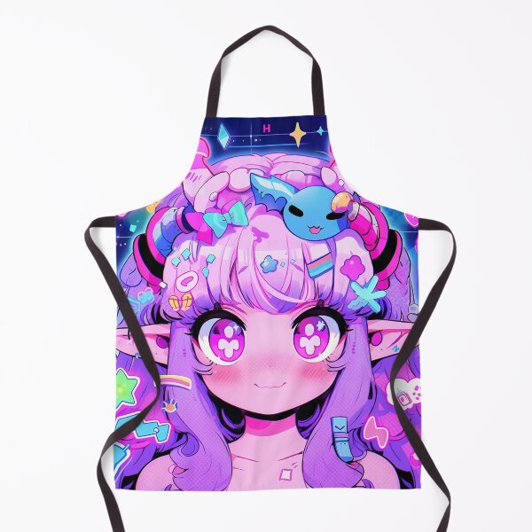 Item preview, Kawaii Cyberpunk Fantasy Anime Girl designed and sold by bubblegoth.