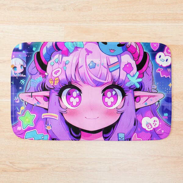 Item preview, Kawaii Cyberpunk Fantasy Anime Girl designed and sold by bubblegoth.