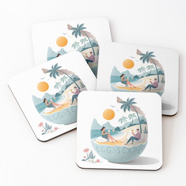 Item preview, Easter Egg-scape Beach Paradise Vacation T-shirt 2025 designed and sold by AnnDesignStudio.