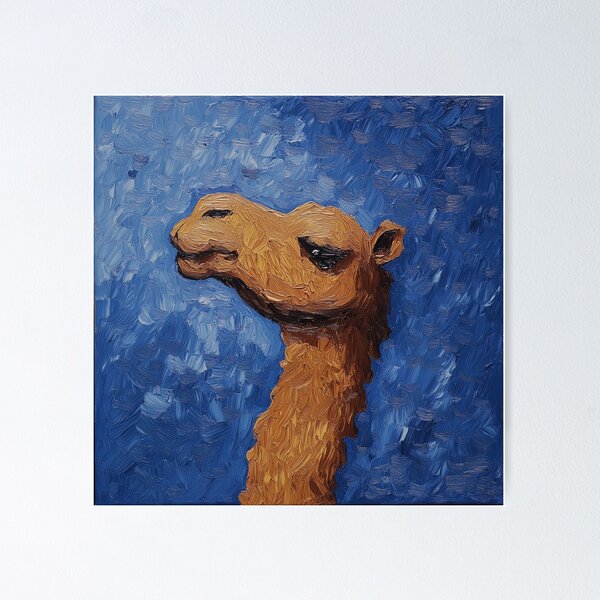 Item preview, Camel | Post-impressionist painting style designed and sold by ComicsFactory.