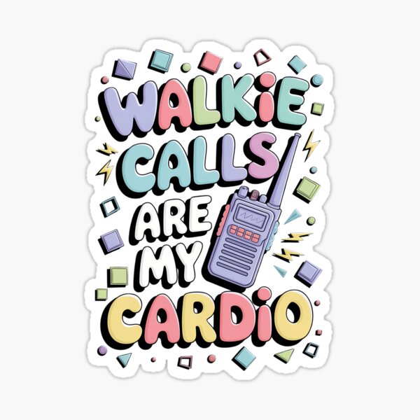 Artikel-Vorschau von Walkie Calls Are My Cardio Sonderpädagogik Lehrer Schule, designt und verkauft von tearbytea.