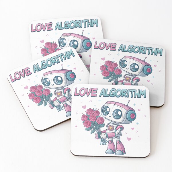 Item preview,  Cute Robot Love Algorithm T-Shirt Adorable AI Romance Design designed and sold by AnnDesignStudio.