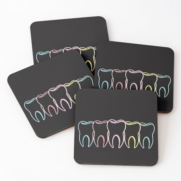 Item preview, Neon Teeth Dentist Personalized Design designed and sold by Golden-flower22.