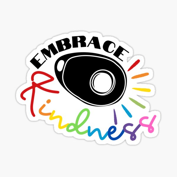 Item preview, Embrace Kindness - Clicker (Black) designed and sold by Clix4.