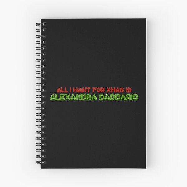 Item preview, All I Want for Xmas is Alexandra Daddario designed and sold by 2000sbabyangel.