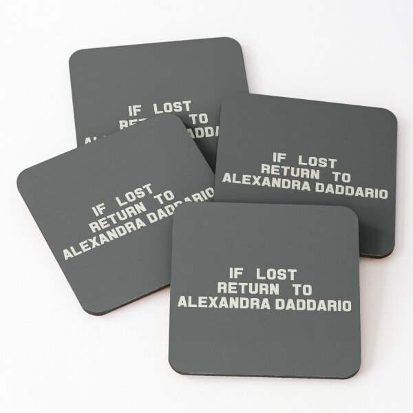 Item preview, If Lost Return to Alexandra Daddario Tee designed and sold by deluluhaze.