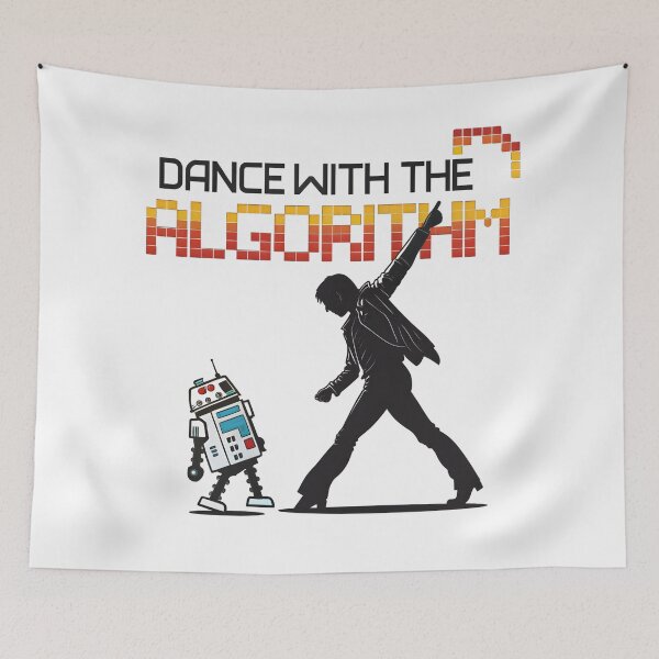 Item preview, Dance with the Algorithm: Retro Tech Fusion T-Shirt 2025 designed and sold by AnnDesignStudio.