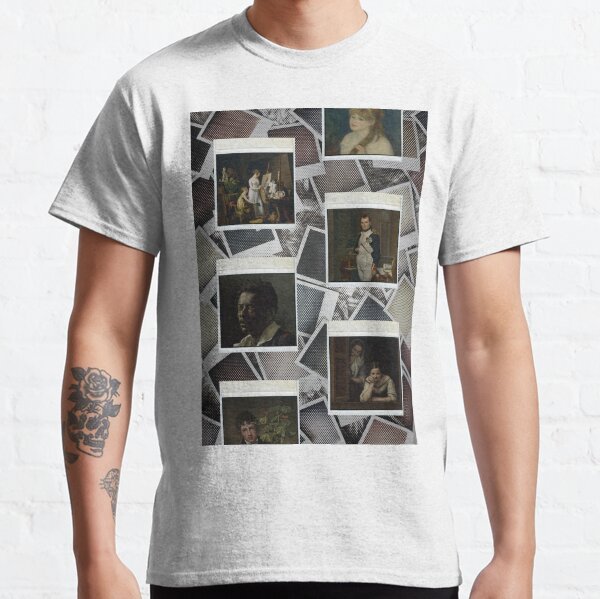 Vista previa del artículo con la obra «Selfies neoclásicos», diseñado y vendido por Pixxlcat.