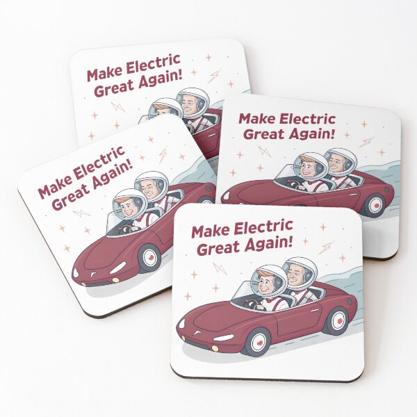 Item preview, Make Electric Great Again! Musk & Trump EV Adventure designed and sold by AnnDesignStudio.