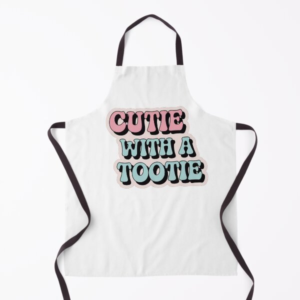 Item preview, Cutie with a Tootie – Funny & Aesthetic Retro Sticker for Playful Vibes designed and sold by WatermelonPink.
