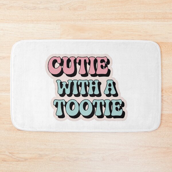 Item preview, Cutie with a Tootie – Funny & Aesthetic Retro Sticker for Playful Vibes designed and sold by WatermelonPink.