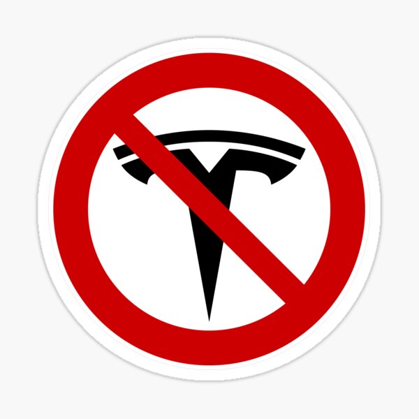 Artikel-Vorschau von Tesla-Stoßstange, Anti-Elon, Anti-Tesla, gekauft, bevor Elon voll draufging, Elon-Stoßstangenaufkleber, designt und verkauft von MiaSky Fox.
