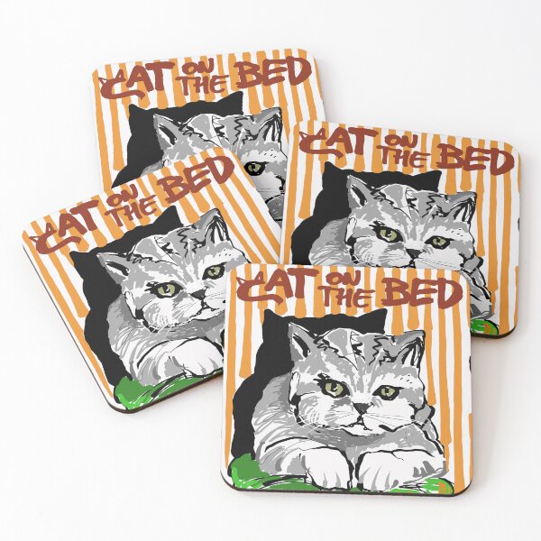 Item preview, Cat on the bed designed and sold by pawelkinart.
