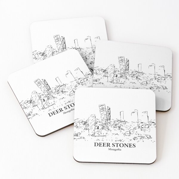 Item preview, Deer Stones - Mongolia designed and sold by Lakeric Cityscapes.
