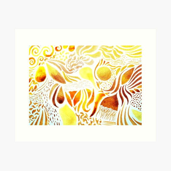 Item preview, Gold Watercolor designed and sold by Maia Imagine.