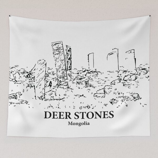 Item preview, Deer Stones - Mongolia designed and sold by Lakeric Cityscapes.