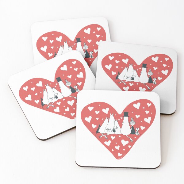 Item preview, Moomin Family Love Hearts designed and sold by MoominStore.