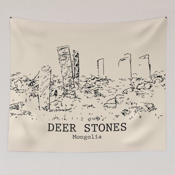 Item preview, Deer Stones - Mongolia designed and sold by Lakeric Cityscapes.