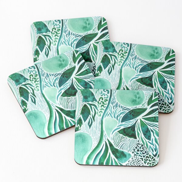Item preview, Green watercolor designed and sold by Maia Imagine.