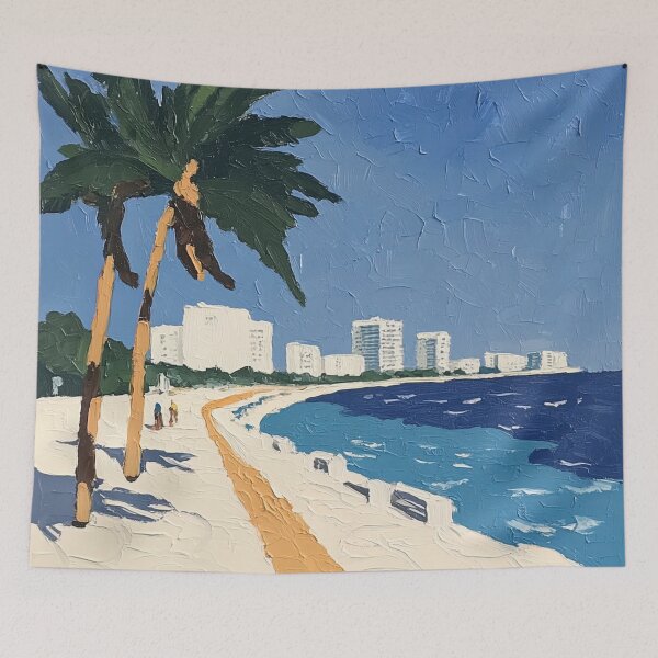 Item preview, Cancun | Post-impressionist painting style designed and sold by ComicsFactory.
