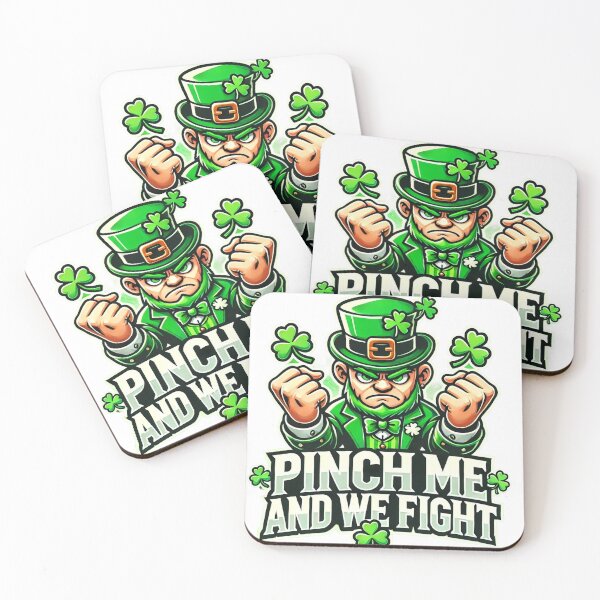 Item preview, Pinch Me and We Fight | Funny St. Patrick’s Day designed and sold by Flying Penguins.