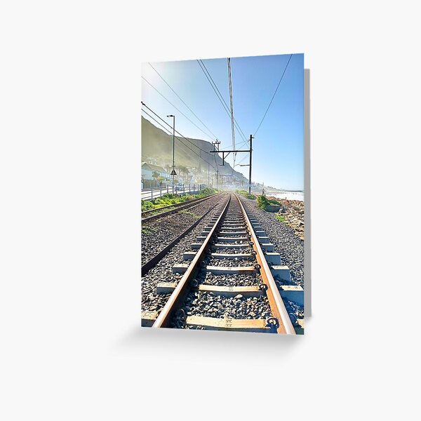 Item preview, Seaside Railroad Tracks designed and sold by Ashley Beckton.