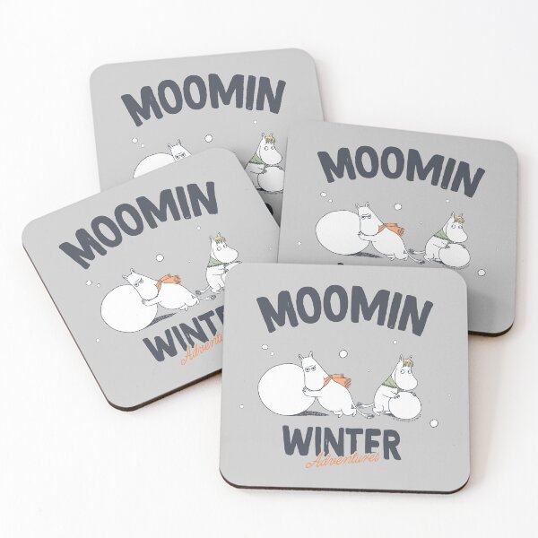 Item preview, Moomin Winter Adventures Moomintroll & Snorkmaiden designed and sold by MoominStore.