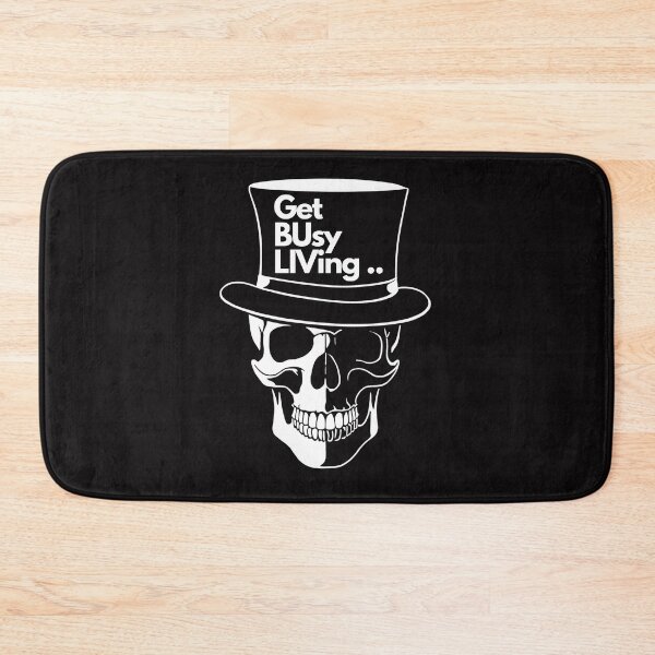 Item preview, Get Busy Living Skull Top Hat designed and sold by prsagar01.
