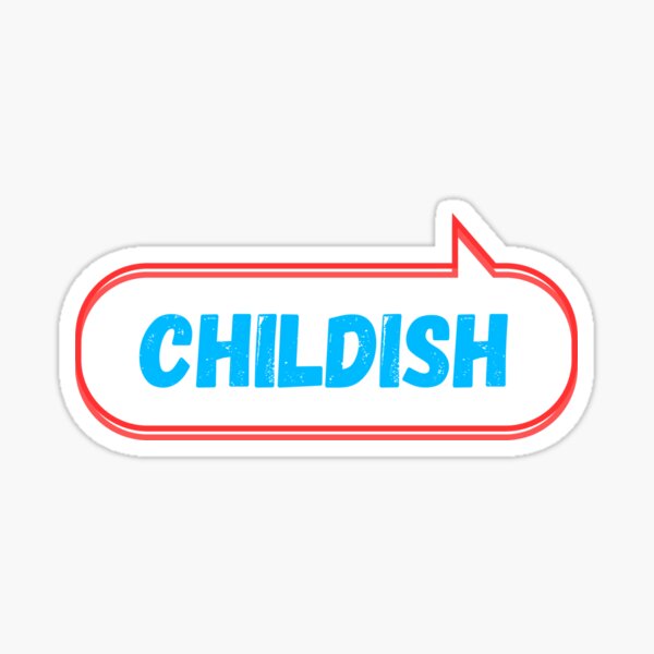 Item preview, Childish Thought Bubble designed and sold by VibrantVibesCo.