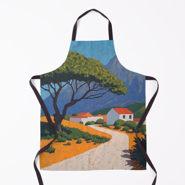 Item preview, Cape Verde landscape | Post-impressionist painting style designed and sold by ComicsFactory.